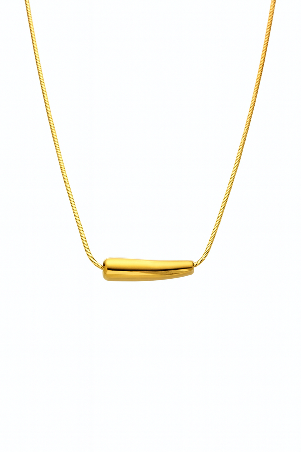 Minimalist Gold Bar Necklace
