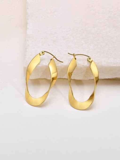 TEARDROP HUGGIE EARRINGS