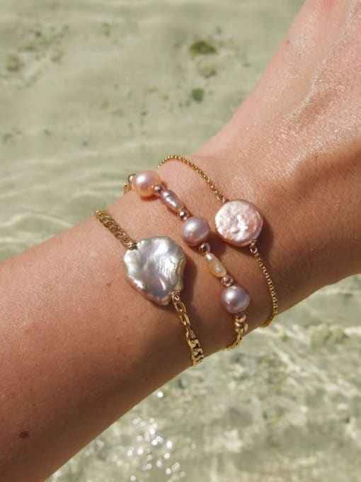 LUNA LINK PEARL BRACELET