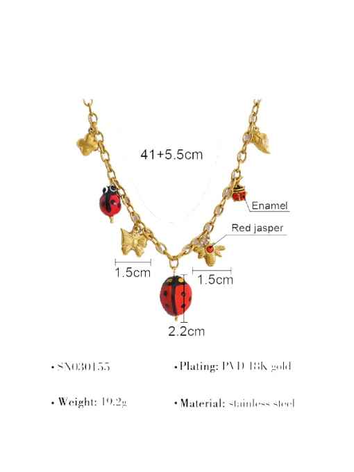 LUXEQA NATURE CHARM NECKLACE