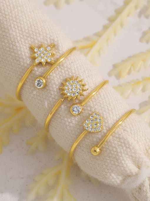 LUXEQA STAR AURA RING