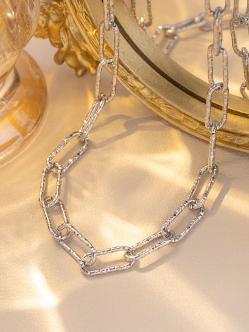 Silver Link Chain Necklace