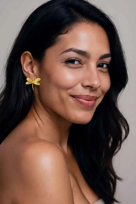 DRAGONFLY STUD EARRINGS