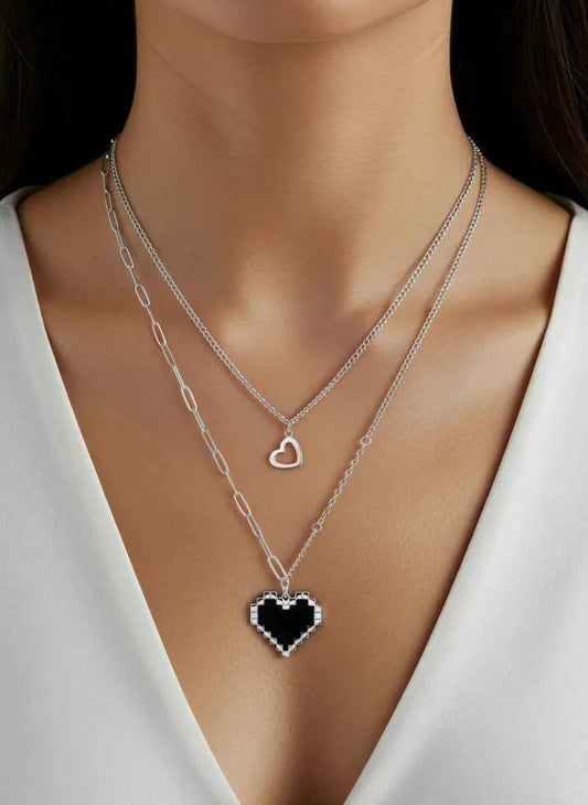 PIXEL HEART NECKLACE