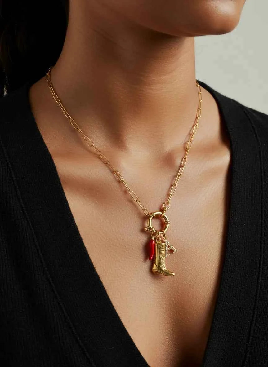 COWGIRL FIRE NECKLACE