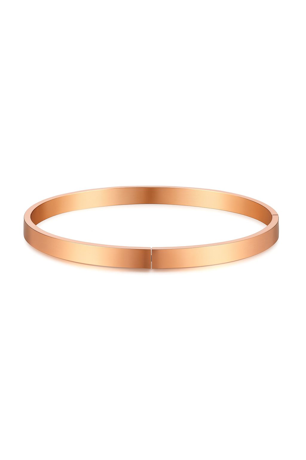 Minimalist Rose Gold Bangle