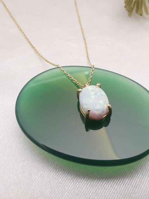 OPAL DAINTY NECKLACE