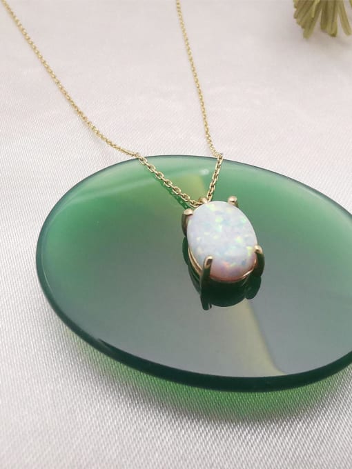 Opal Dainty Necklace