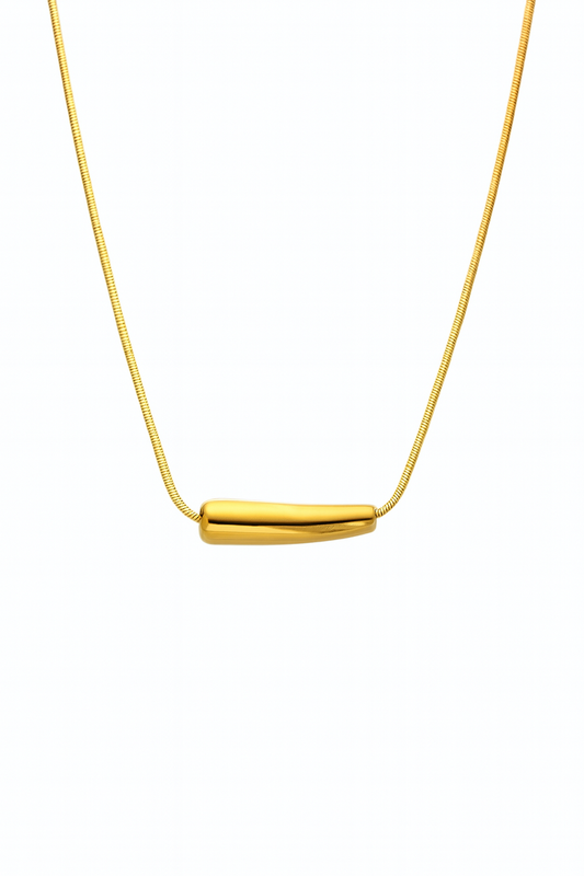 Minimalist Gold Bar Necklace