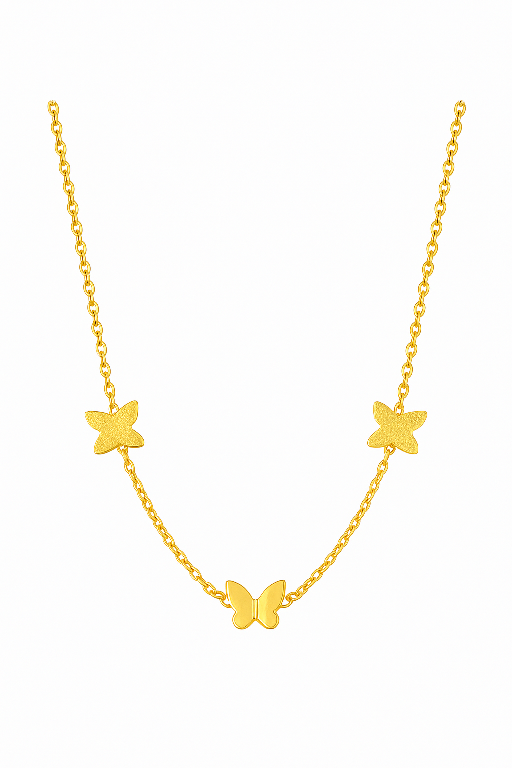 Golden Butterfly Minimalist Necklace
