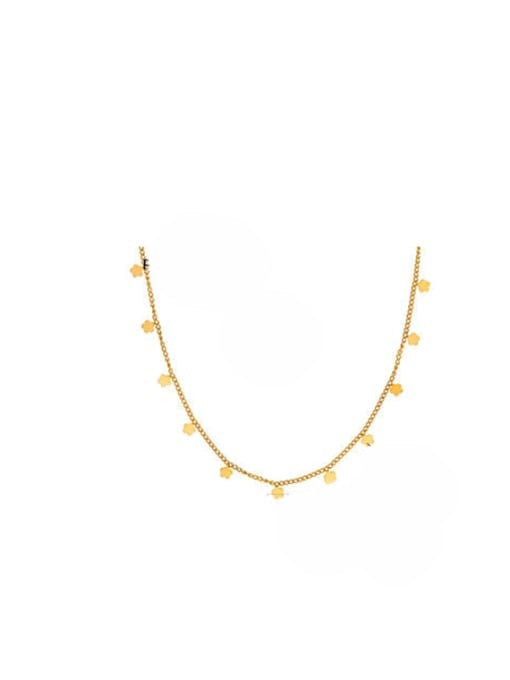 Golden Minimalist Charm Necklace