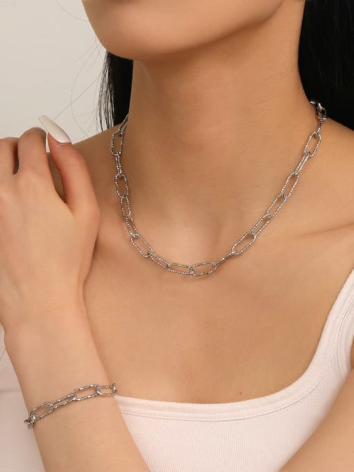 Minimalist Hollow Link Bracelet