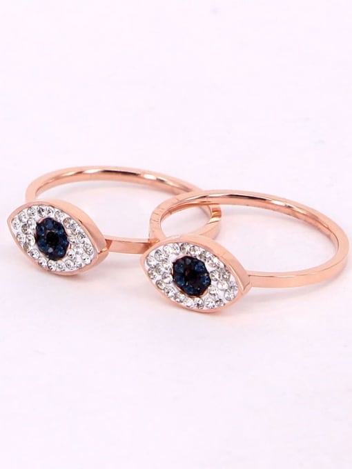 Evil Eye Zirconia Dainty Ring