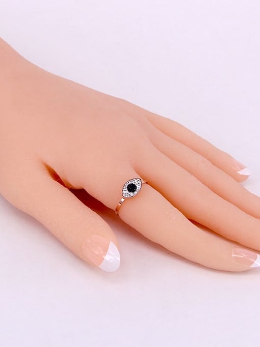 Evil Eye Zirconia Dainty Ring