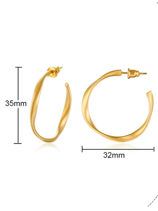 Organic Hoop Earrings