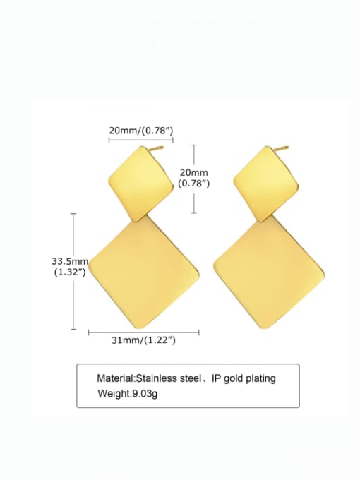 Geometric Statement Earrings