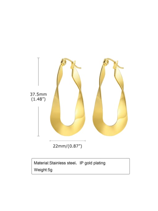 Teardrop Huggie Earrings