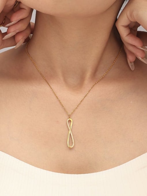 Gold Infinity Necklace
