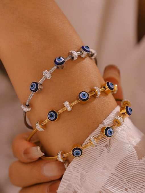 Evil Eye Trend Band Bangle