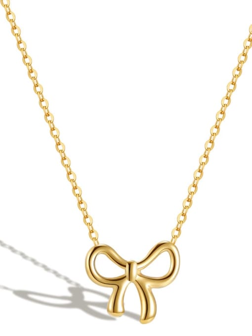 Bow Pendant Necklace