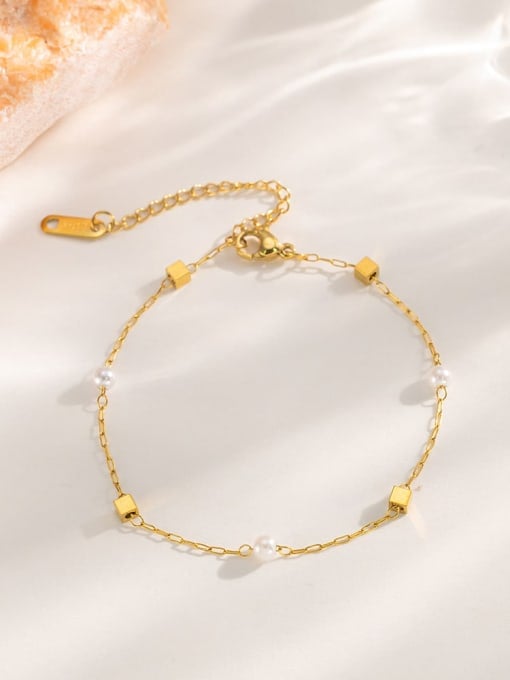 Delicate Beaded Minimalist Necklace & Bracelet Set