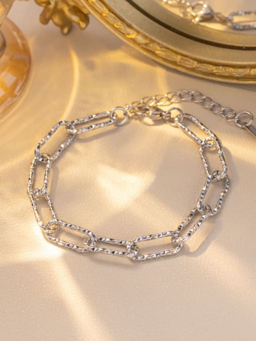 Minimalist Hollow Link Bracelet