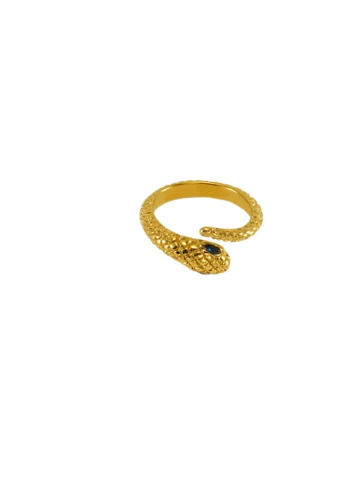Golden Snake Vintage Band Ring