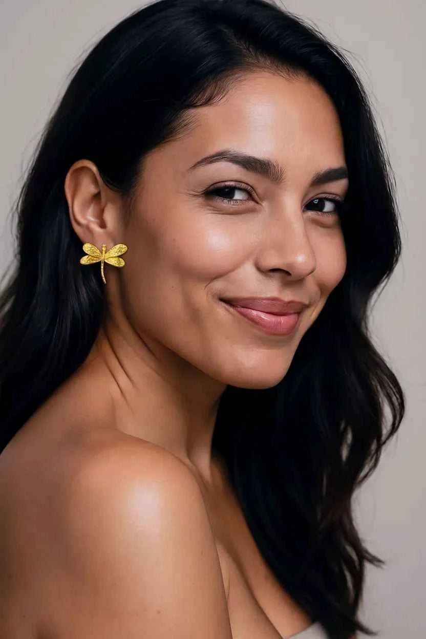 DRAGONFLY STUD EARRINGS