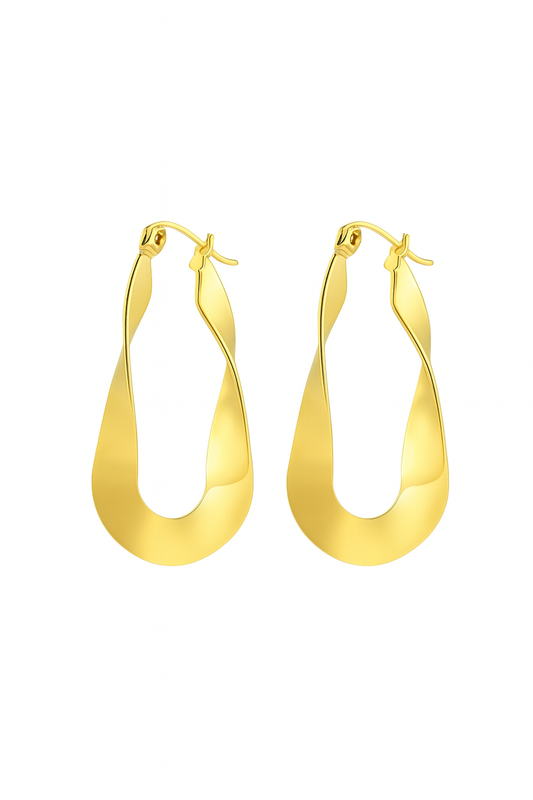 Teardrop Huggie Earrings